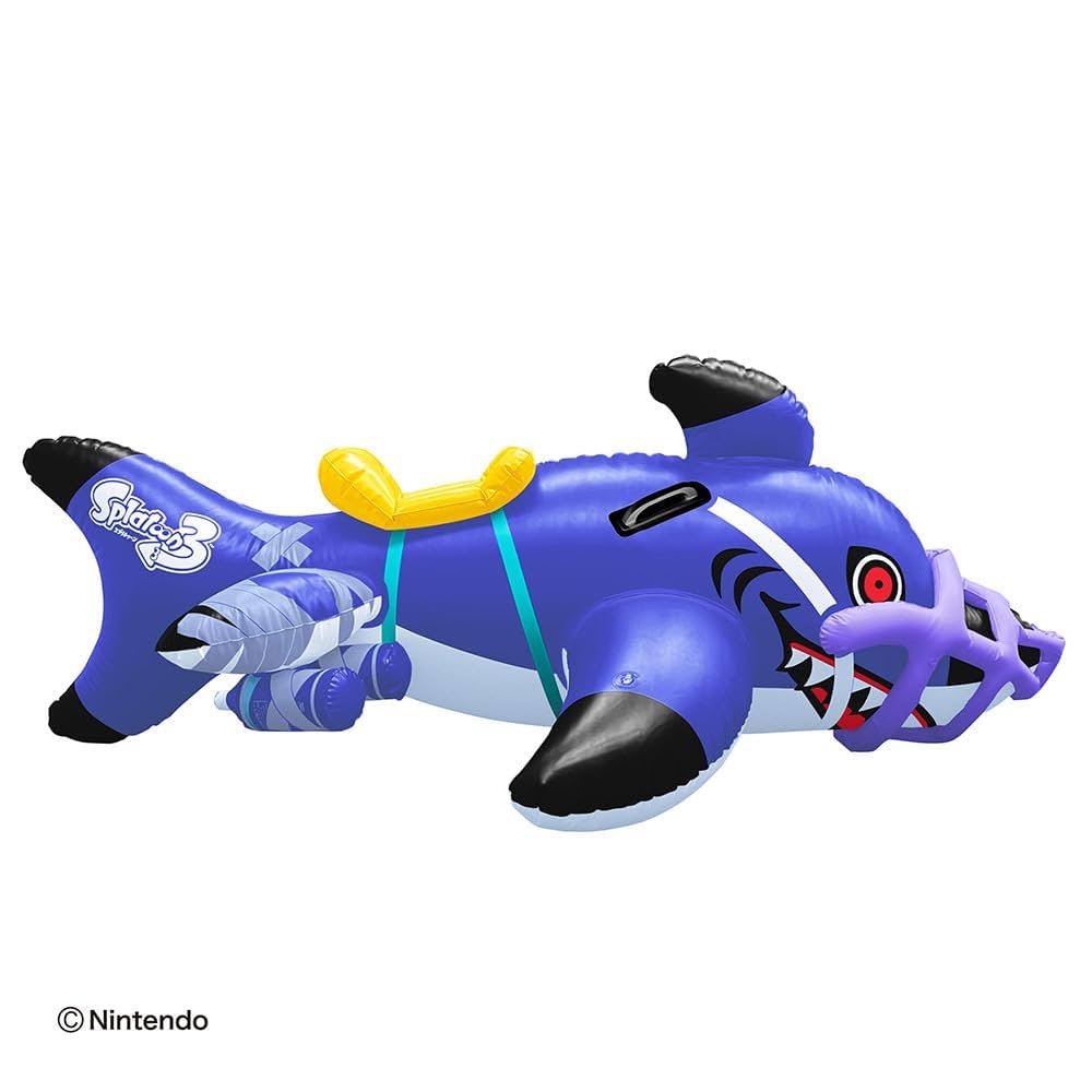 任天堂 - スプラトゥーン3 サメライドフロート　浮き輪 楽天市場】スプラトゥーン3 サメライド フロート 浮き輪 プール